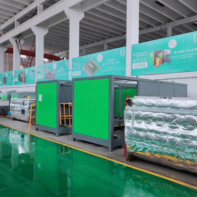 5000KG / Gün PLC Kompost Gübre Makinesi TOGO Organik Atık Yönetim Ekipmanları