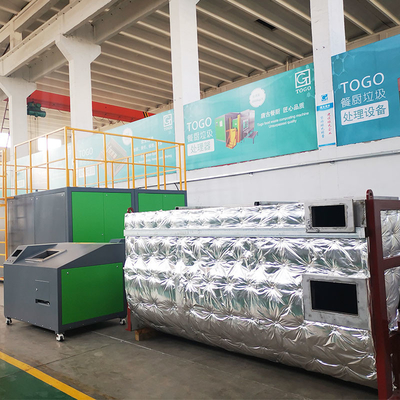 5000KG / Gün PLC Kompost Gübre Makinesi TOGO Organik Atık Yönetim Ekipmanları
