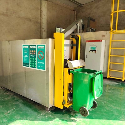 2ton/Gün Alışveriş Merkezleri Ticari Kompost Makinası Biyomedikal Atık Parçalayıcı Ekipman