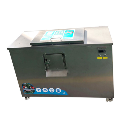 Restoran için 50KG Yeşil Artıklar Gıda Atıkları Ayrıştırıcı Makinesi Ss304