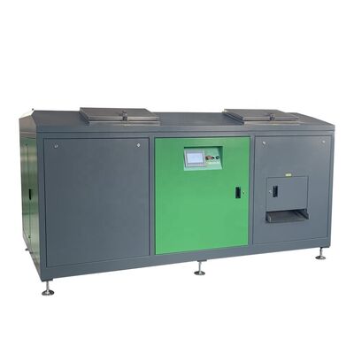 Tam otomatik 304 malzeme gıda atıkları kompostlama makinesi 500KG/D kapasiteli ve SUS304+Q235B yapısı