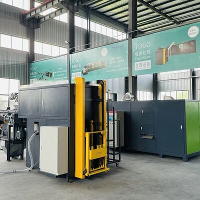 Otomatik besleme çalışması kolaydır Gündelik kapasitesi 3000KG Organik atık kompostörü ve gıda atığı kompostörü
