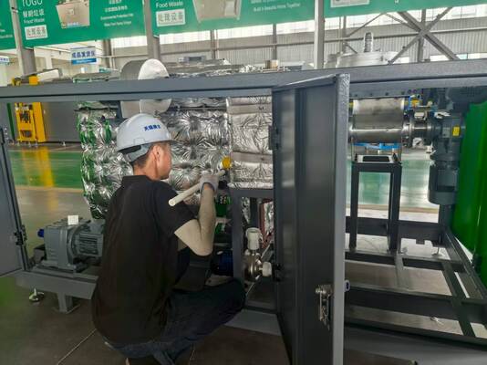 4300 2120 2170mm Gıda Kompozitecisi TG CC 1000S 1000kg Günde Biyo Atık Değiştiricisi Organik Gübre Ekipmanı Kokusuz