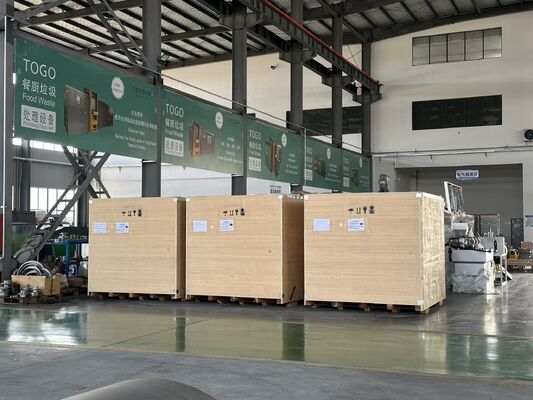 4300 2120 2170mm Gıda Kompozitecisi TG CC 1000S 1000kg Günde Biyo Atık Değiştiricisi Organik Gübre Ekipmanı Kokusuz