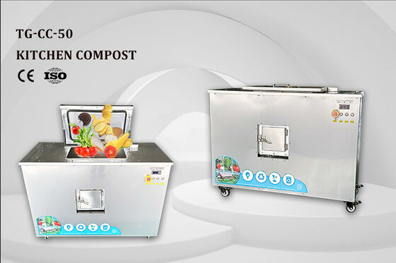 TOGO TG-CC-50 Paslanmaz Çelik 304 Organik Atık Kompozisyonu 50 kg Kapasite ve 21-24 Saat İşleme