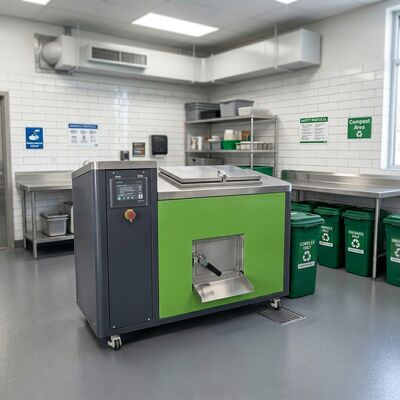 TOGO 80KG/D Tam Otomatik PLC Kontrollü Ticari Gıda Atığı Bertaraf Cihazı (Fermentasyon ve Koku Giderme İçin)