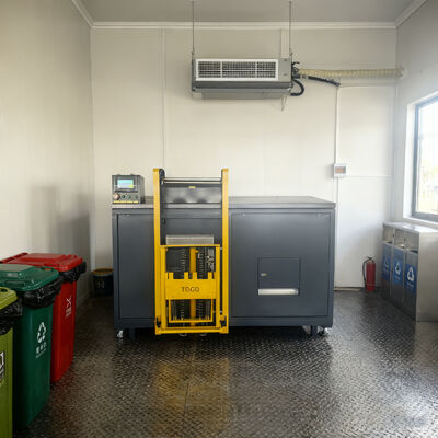 TOGO TG-CC-300 300KG/D kapasiteli Tam Otomatik PLC kontrolü ve SUS304 malzemesi ile ticari kompost makinesi